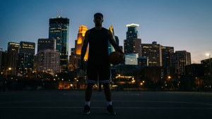 Silhouette with Skyline