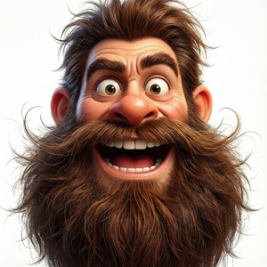 Silly Beard Face