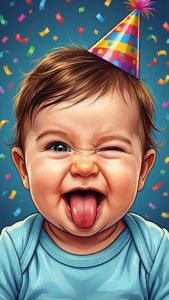 Silly Face Party Baby