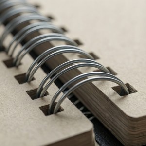 Silver Coil Close-Up