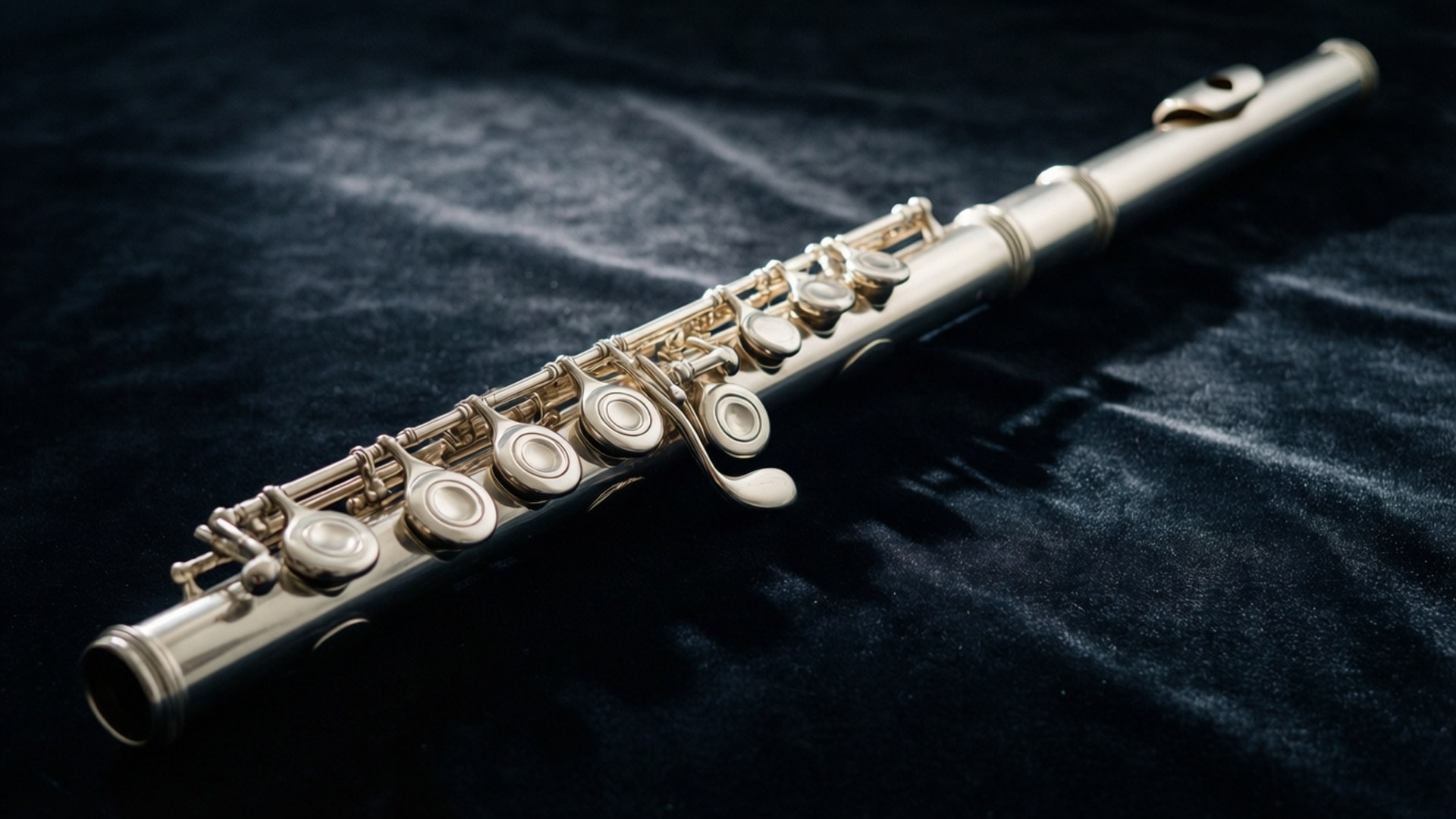 Silver Flute Detail by Wallpapers.art Studio