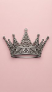 Silver Geometry Crown