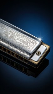 Silver Harmonica Elegance