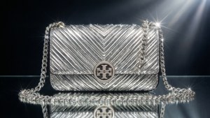 Silver Kira Clutch Sparkle