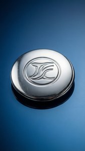 Silver Logo Button