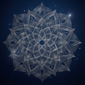 Silver Mandala Midnight