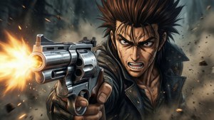 Silver Revolver Flash