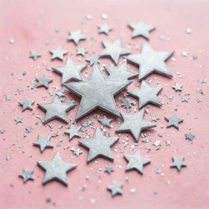 Silver Star Confetti