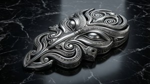 Silver Tribal Metallic