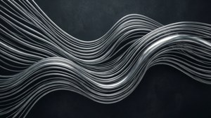 Silver Wave Futurism