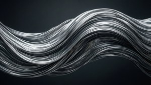 Silver Waves Abstraction
