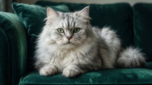 Silvery Elegance Lounging