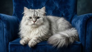 Silvery Elegance Lounging