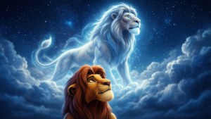 Simba and Mufasa Spirit