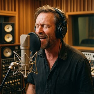 Singer in Studio