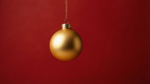 Single Gold Ornament