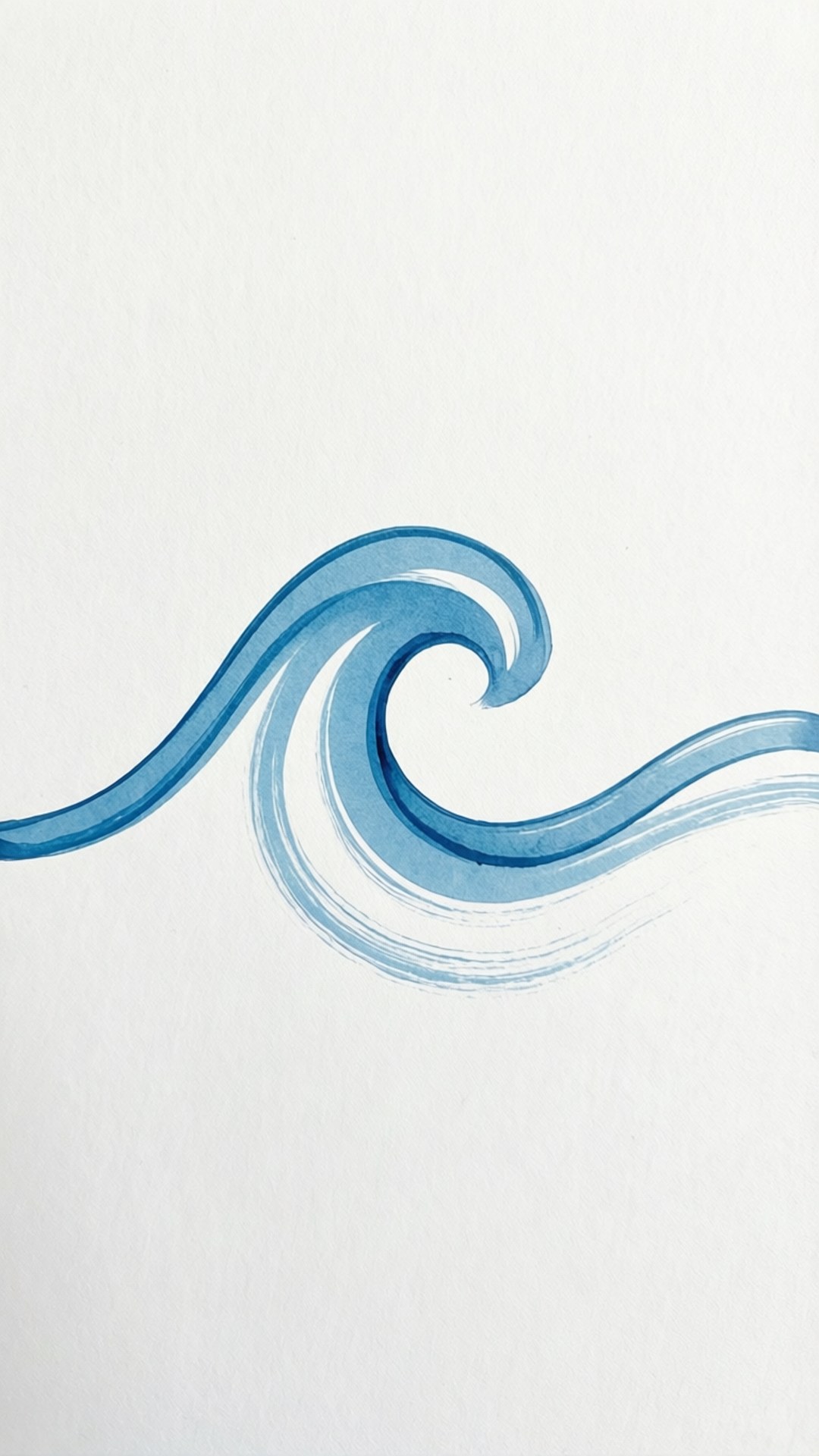 Single Line Wave by Wallpapers.art Studio