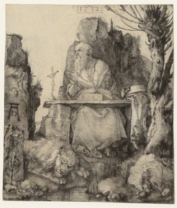 Sint-Hiëronymus in de woestijn