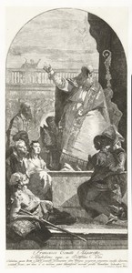 Sint-Patricius geneest een kreupele