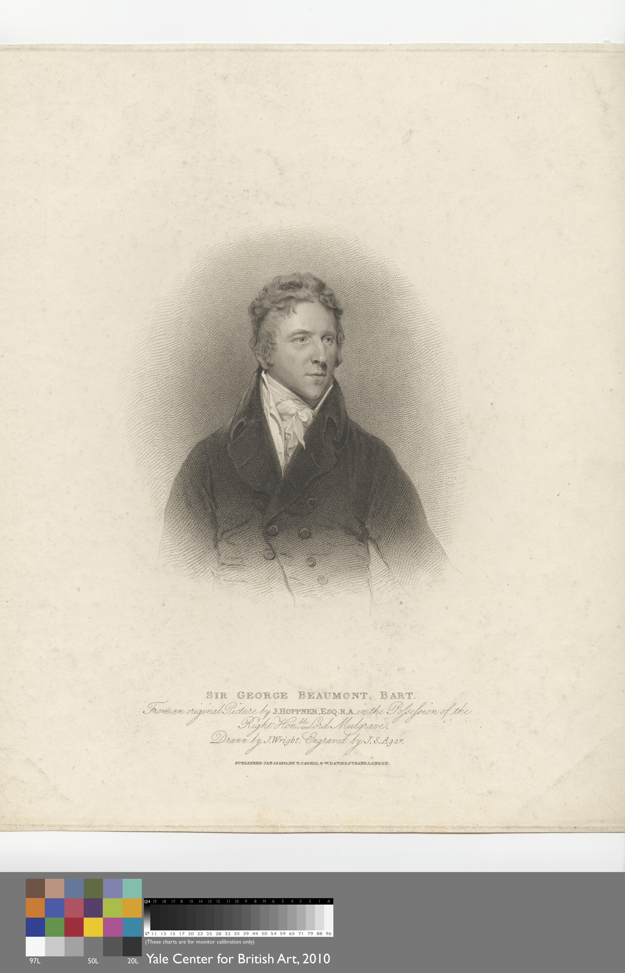 Sir George Beaumont, Bart. by John Samuel Agar