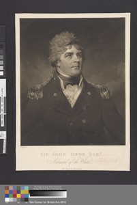 Sir John Orde, 1st Baronet of Morpeth, Northumberland