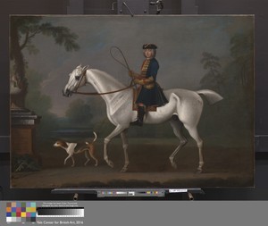 Sir Roger Burgoyne Riding "Badger"
