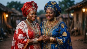 Sister Queens Embrace
