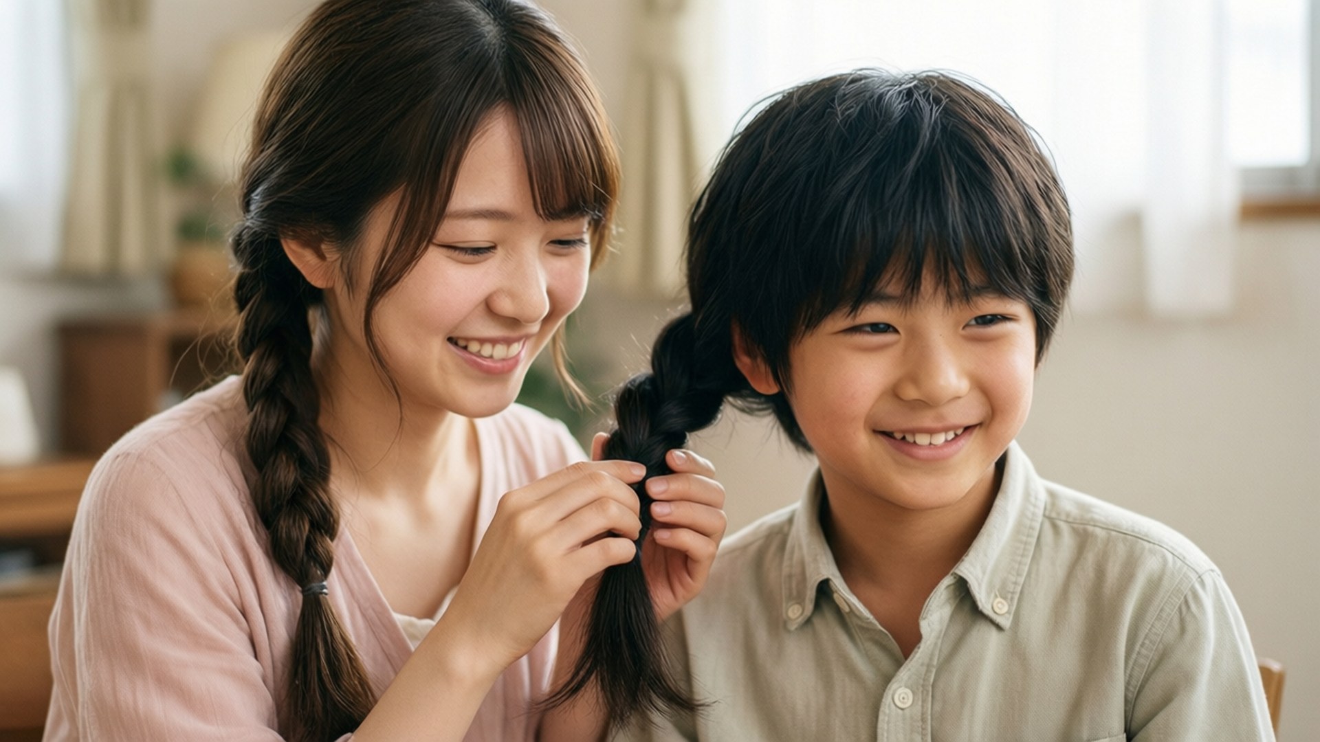 Sisterly Bonding Mahiro by Wallpapers.art Studio