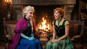 Sisters by the Fire