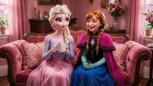 Sisters in Pink