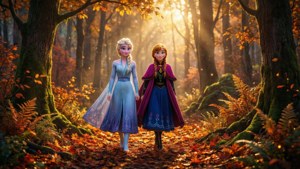 Sisters in the Autumn Light