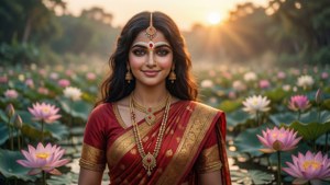 Sita in Lotus Pond