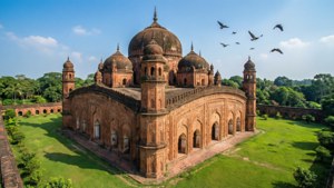 Sixty Dome Mosque Aerial