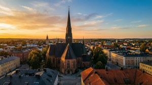 Skövde Golden Hour Panorama