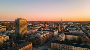 Skövde Skyline Sunset