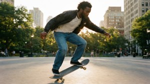 Skateboard Golden Hour