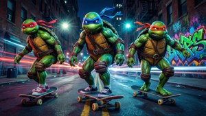 Skateboard Ninjas