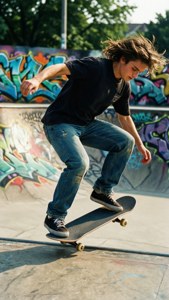 Skateboard Trick Grain