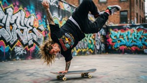 Skateboard Trick Quackity