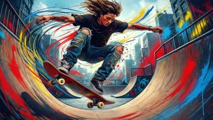 Skateboarder Motion Gawx