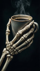 Skeletal Hand Mug
