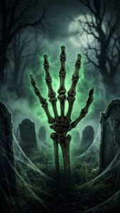 Skeleton Hand Grave
