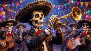Skeleton Mariachi