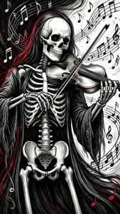 Skeleton Violinist