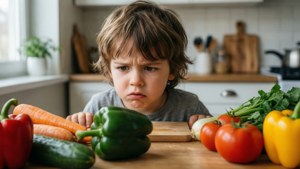 Skeptical Child Vegetable