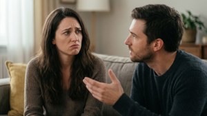 Skeptical Couple Talk
