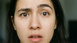 Skeptical Face Closeup
