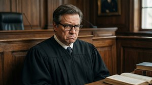 Skeptical Judge Courtroom