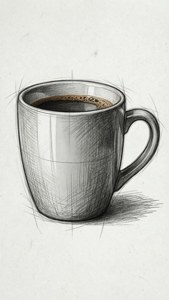 Sketch Coffee Mug