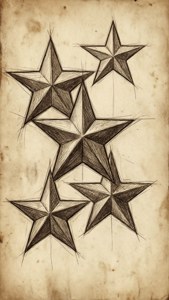 Sketch Stars Vintage